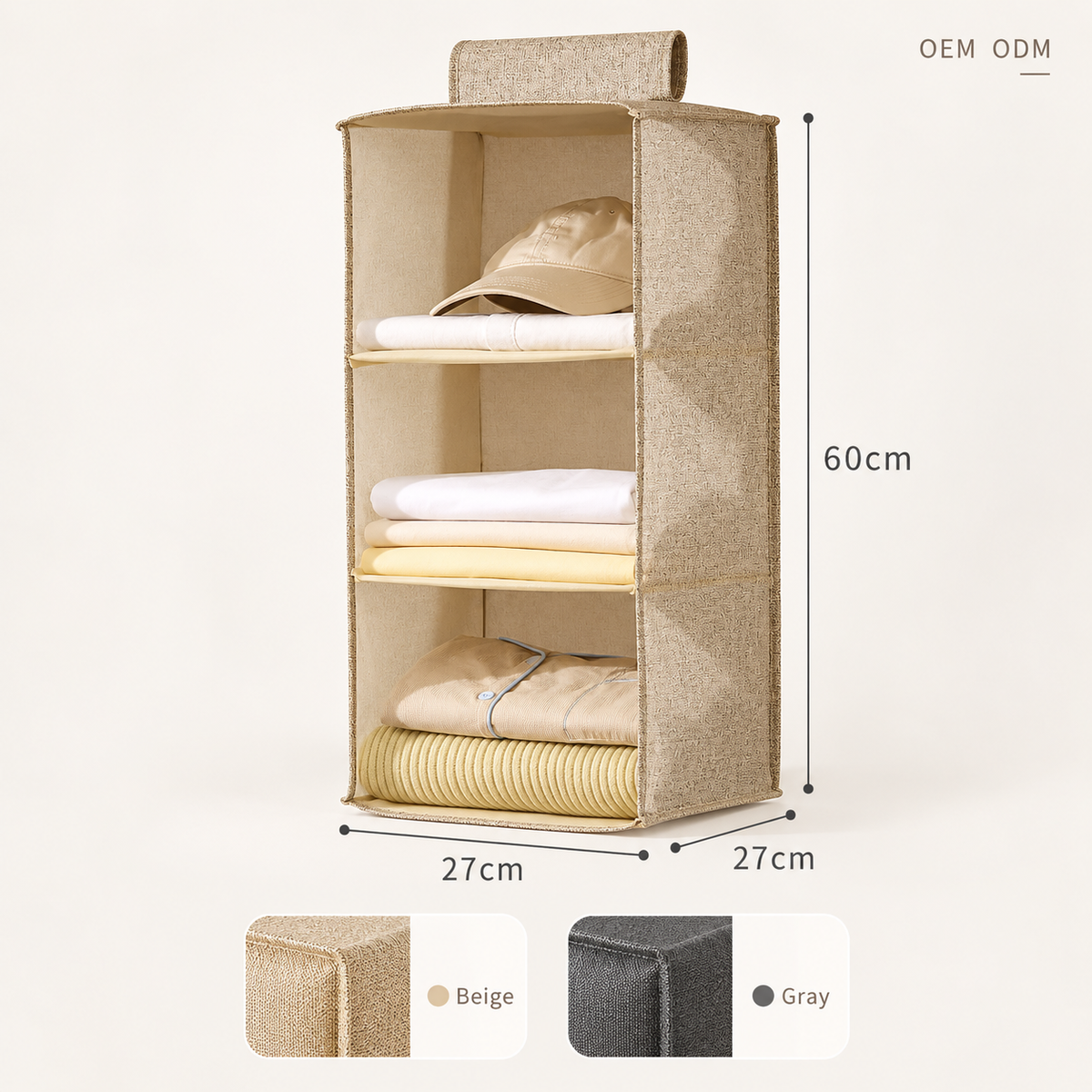 foldable hanging closet organizer
collapsible 3 tier wardrobe shelf
folding closet storage
space saving hanging shelf