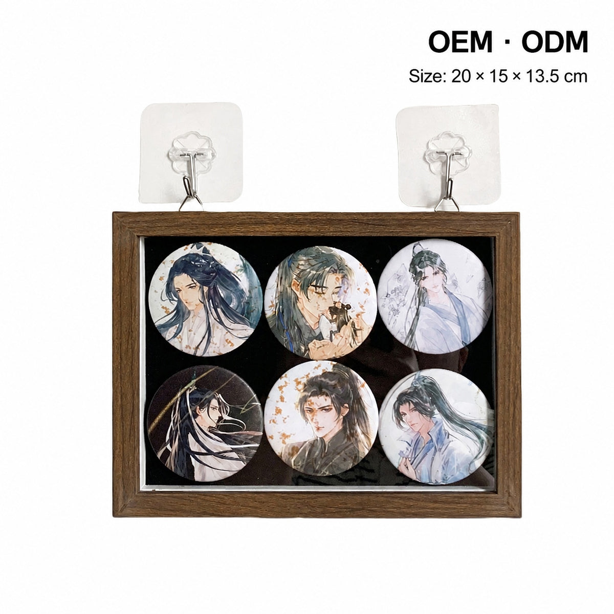 badge display box
enamel pin storage case
velvet pin collection box
walnut display box
brooch storage transparent lid