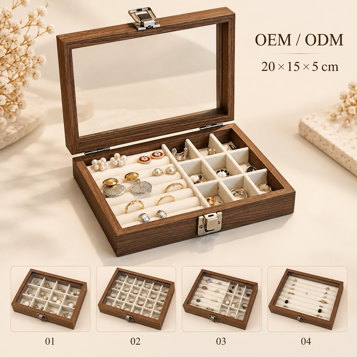 small wooden jewelry box
mini jewelry case with lock
walnut jewelry organizer
travel jewelry box compact
jewelry gift box