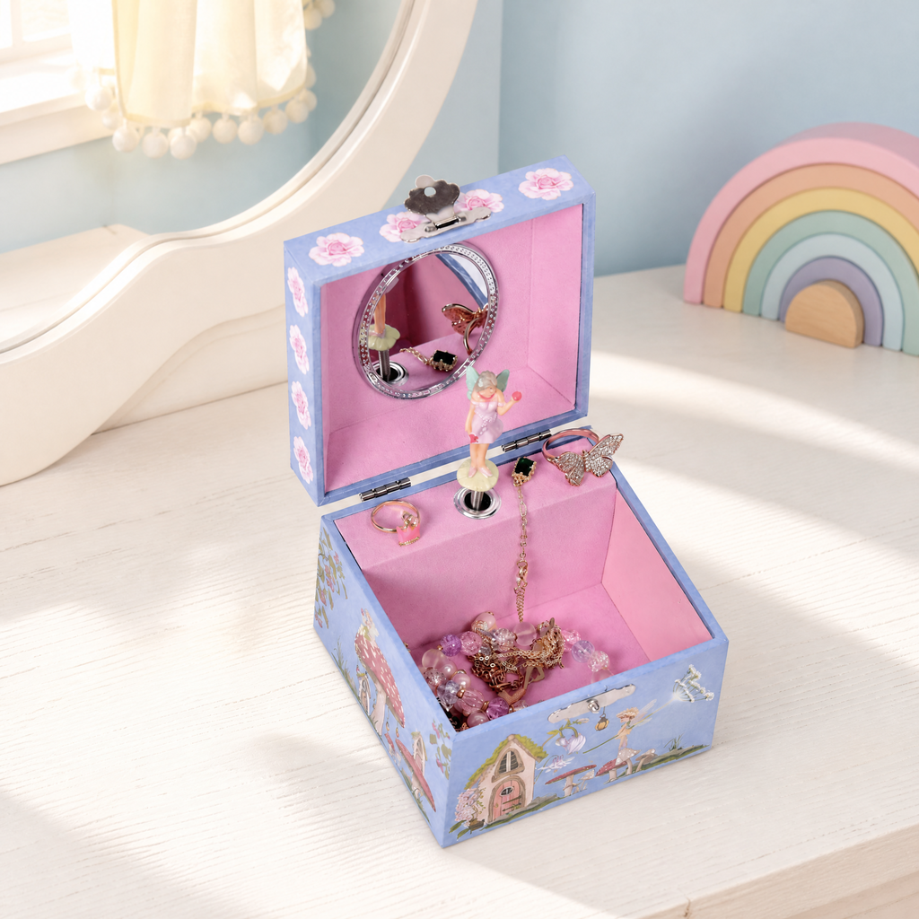 4 Inch Wooden Music Box Classic Clockwork Melody Box Custom Engraved Gift for Birthday Valentine