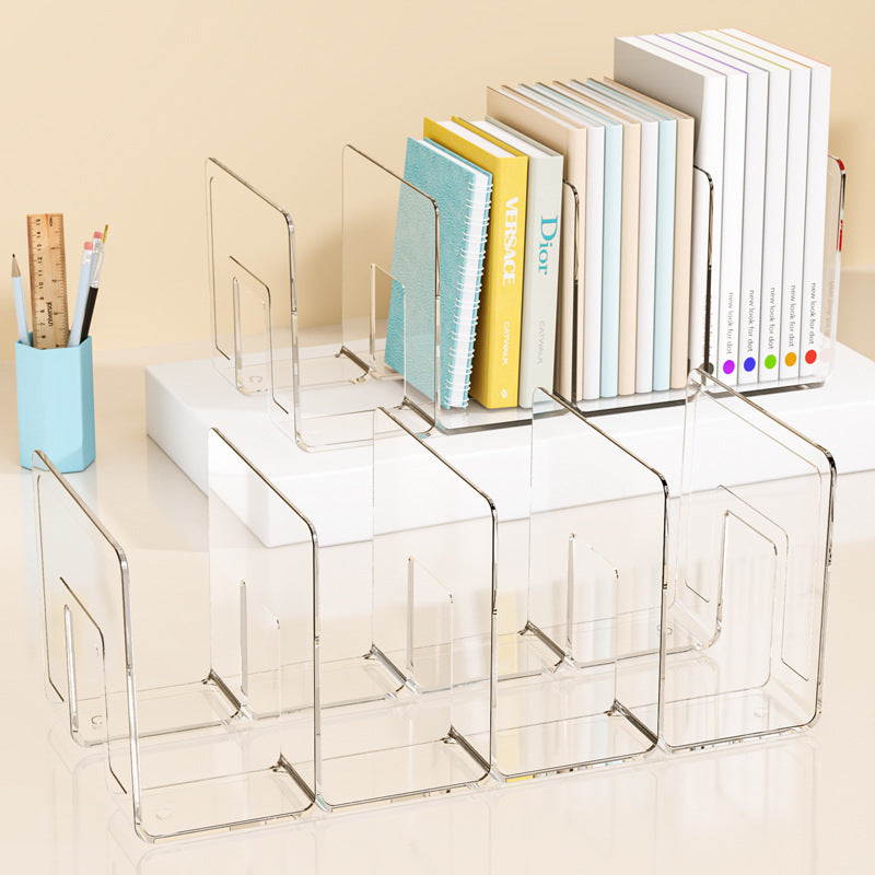 Large Clear 3-Compartment Wall Mounted Storage Rack, Transparent PET Hanging Organizer Bin for Bathroom Kitchen