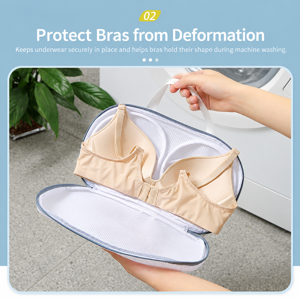 bra laundry bag
lingerie mesh wash bag
zipper laundry bag gray
delicate clothes protector
underwear washing bag