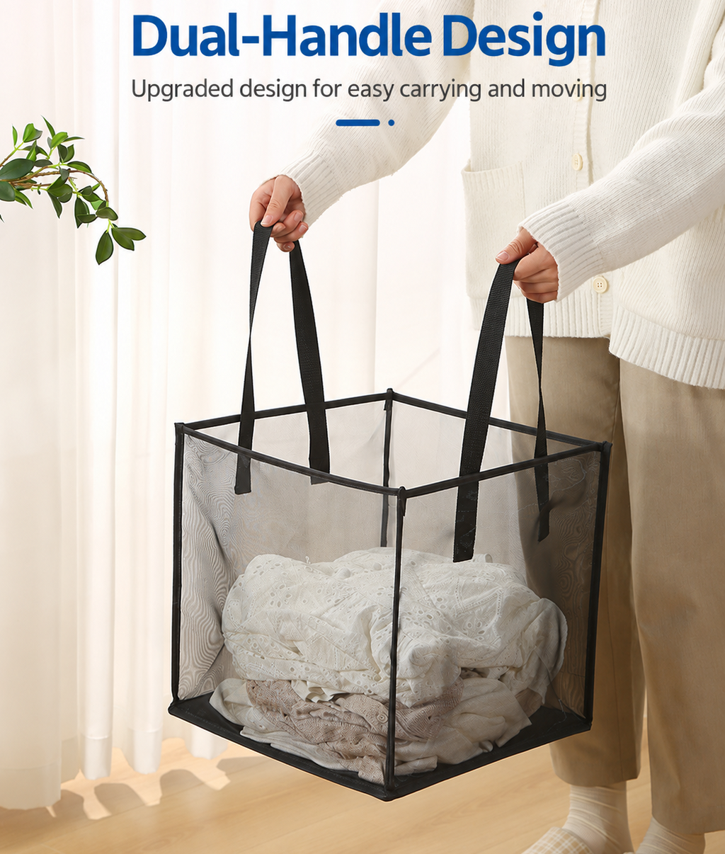 foldable square laundry hamper
collapsible dirty clothes basket
folding laundry bin black
space saving clothes hamper
laundry basket collapsible