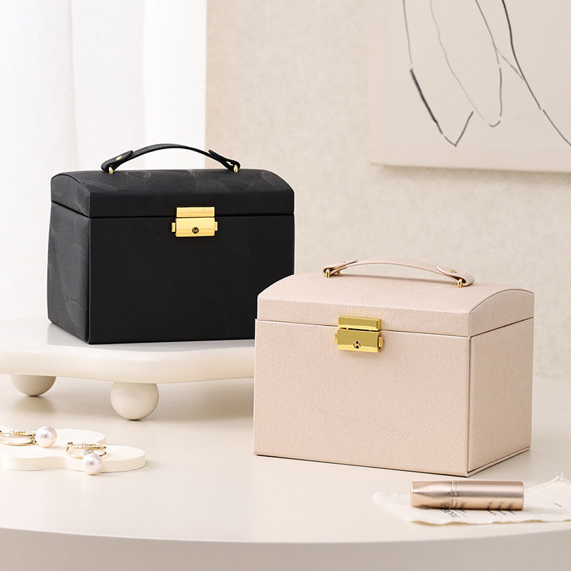Butterfly Shaped PU Leather Jewelry Box, Decorative Travel Jewelry Organizer Case for Ring Earring Necklace, Gift for Women Girls
