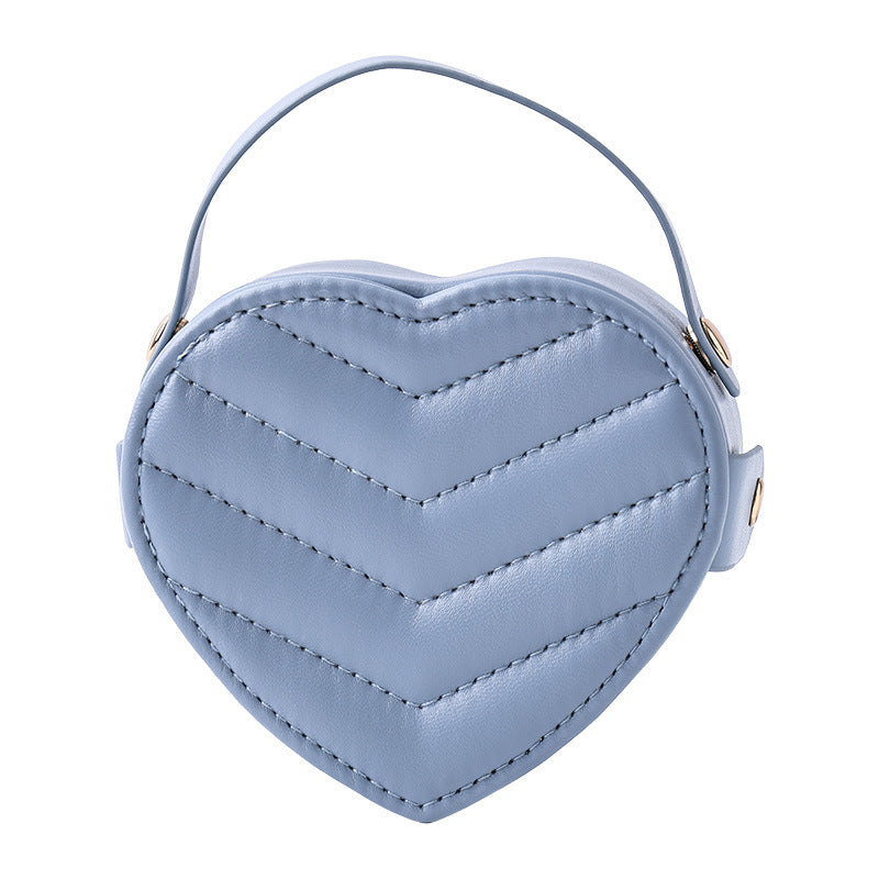 Heart-shaped Travel Jewelry Box with Mirror, Portable PU Leather Jewelry Organizer Case for Rings, Earrings & Necklaces