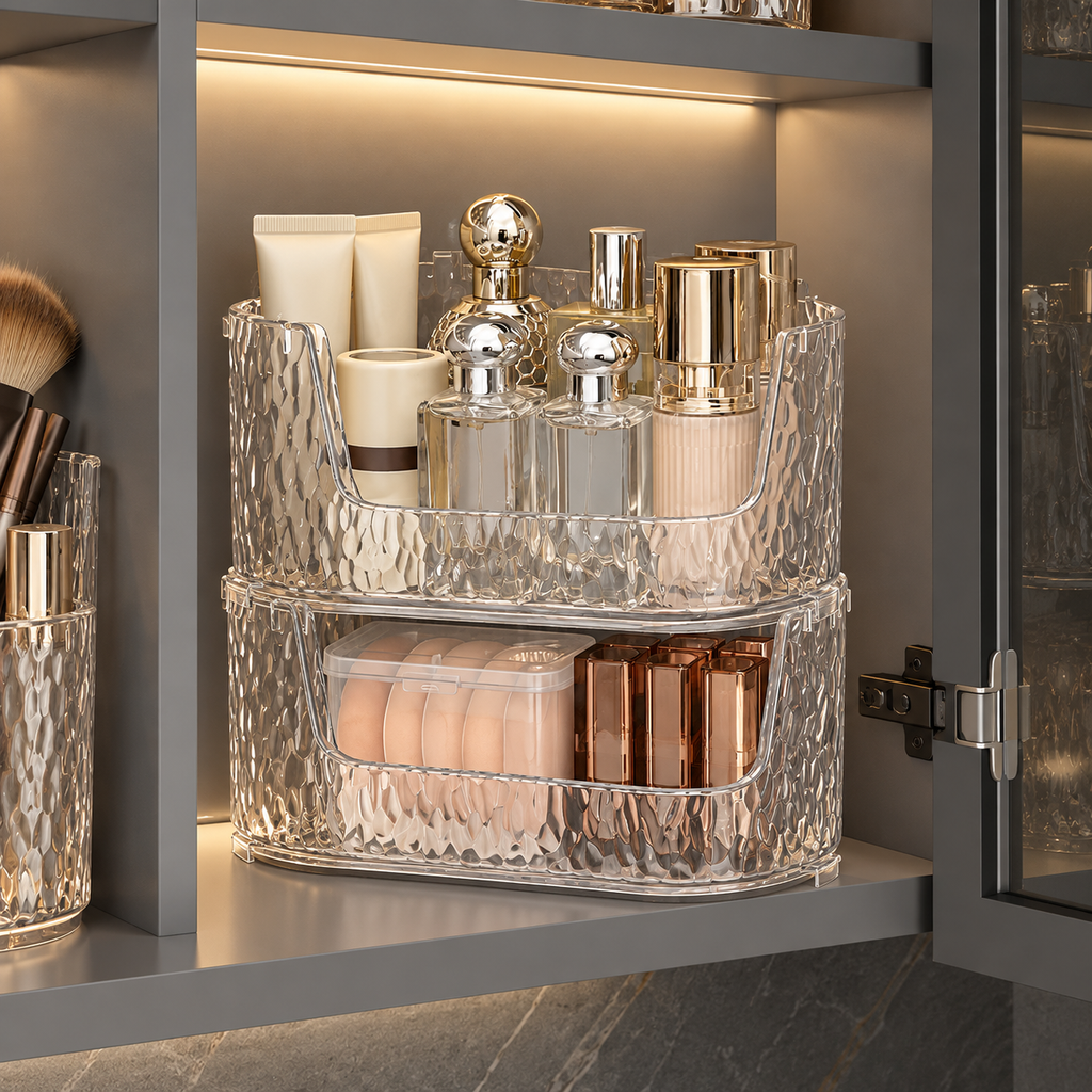 wall shelf with mirror
tree texture storage
acrylic mirror box
bathroom vanity organizer
clear wall box with mirror
small wall cabinet