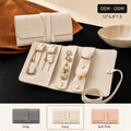 Microfiber Suede Travel Jewelry Roll, Dustproof Soft Jewelry Storage Pouch, Portable Necklace Earring Organizer Roll