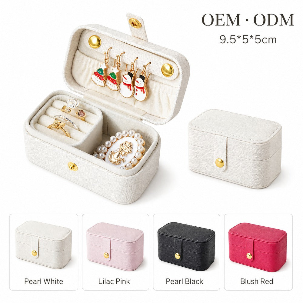 travel jewelry box
portable jewelry organizer
mini jewelry case
PU leather jewelry box
jewelry storage box
ring earring necklace organizer
small jewelry box