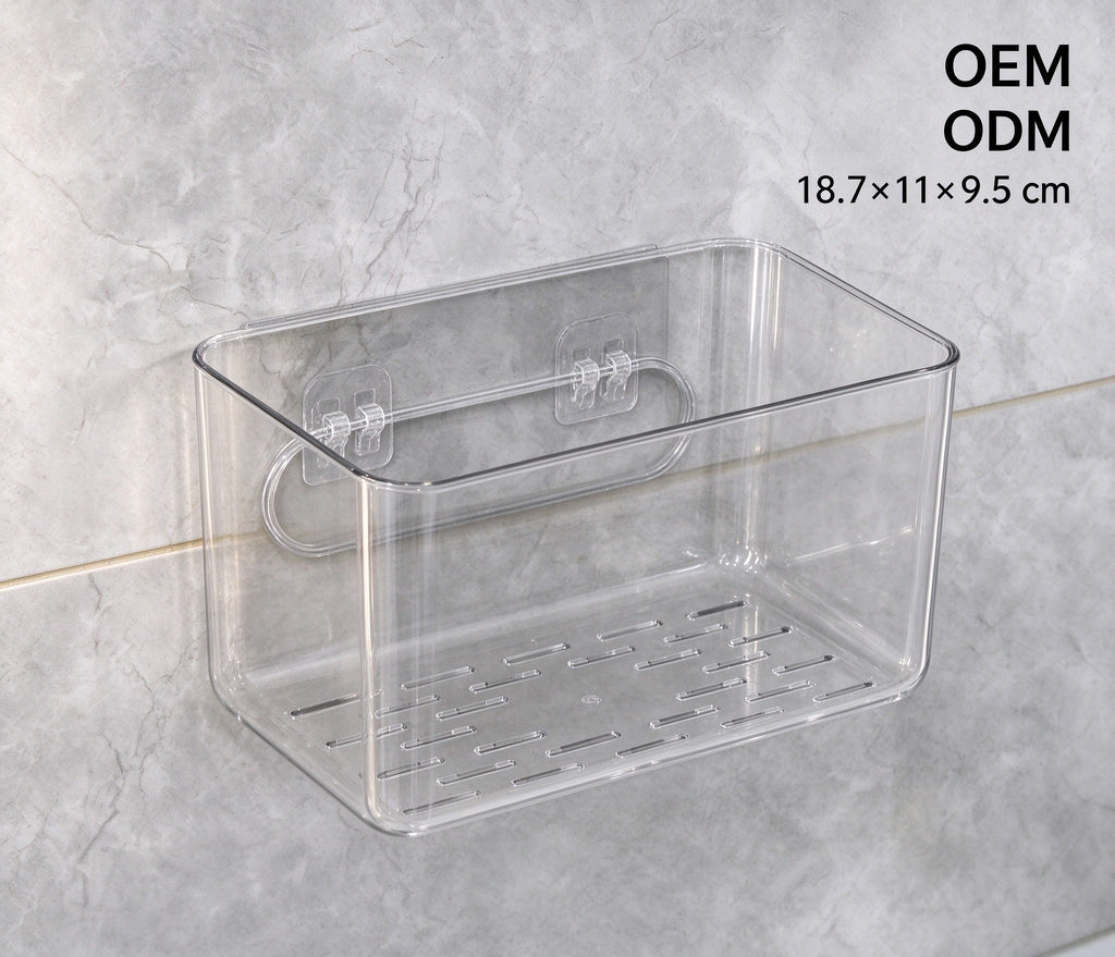 bathroom wall shelf
kitchen wall organizer
clear display stand
acrylic storage rack
wall mounted shelf