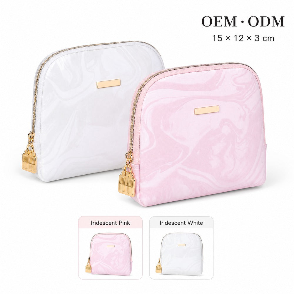 PU Leather Jewelry Pouch Bag, Soft Velvet Lined Drawstring Jewelry Bag for Ring Earring Necklace, Travel Storage Gift for Women